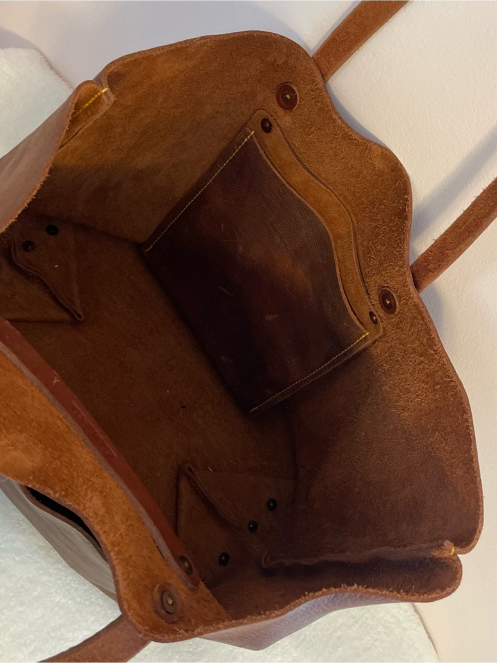 KMM brown Kodiak market tote, great preloved condition!‎ - Picture 7 of 9